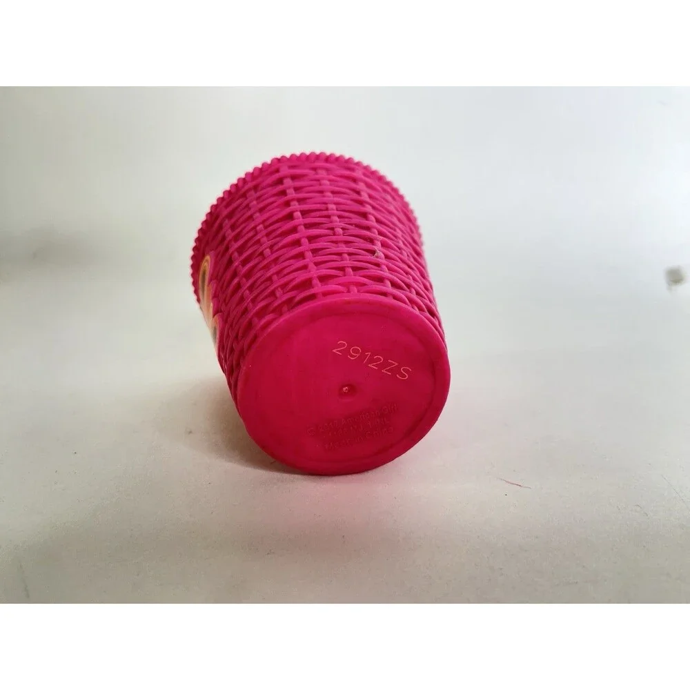 American Girl Julie's Groovy Bathroom Pink Wastebasket Trash Can Replacement Toy